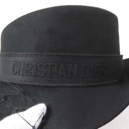 Christian Dior Hat 04Dpn960G893 Rabbit Black 57
