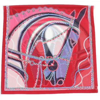Hermes Scarf Cotton Red Type Robe Du Soir