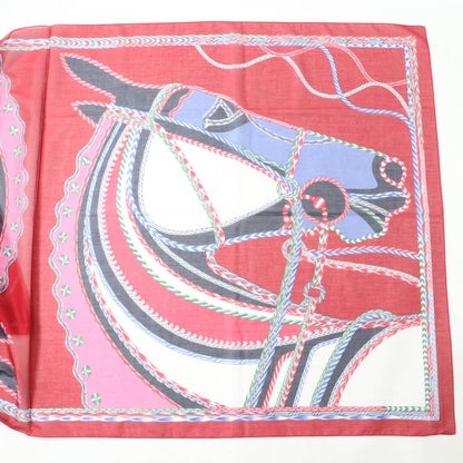 Hermes Scarf Cotton Red Type Robe Du Soir