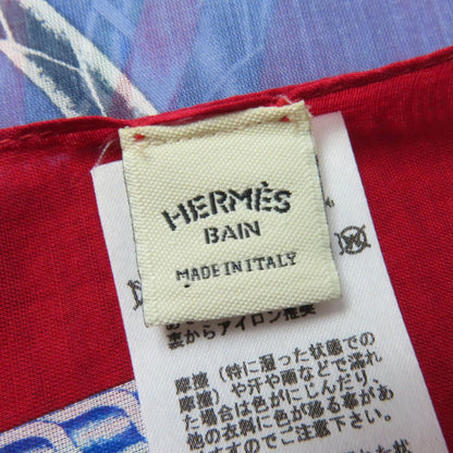 Hermes Scarf Cotton Red Type Robe Du Soir