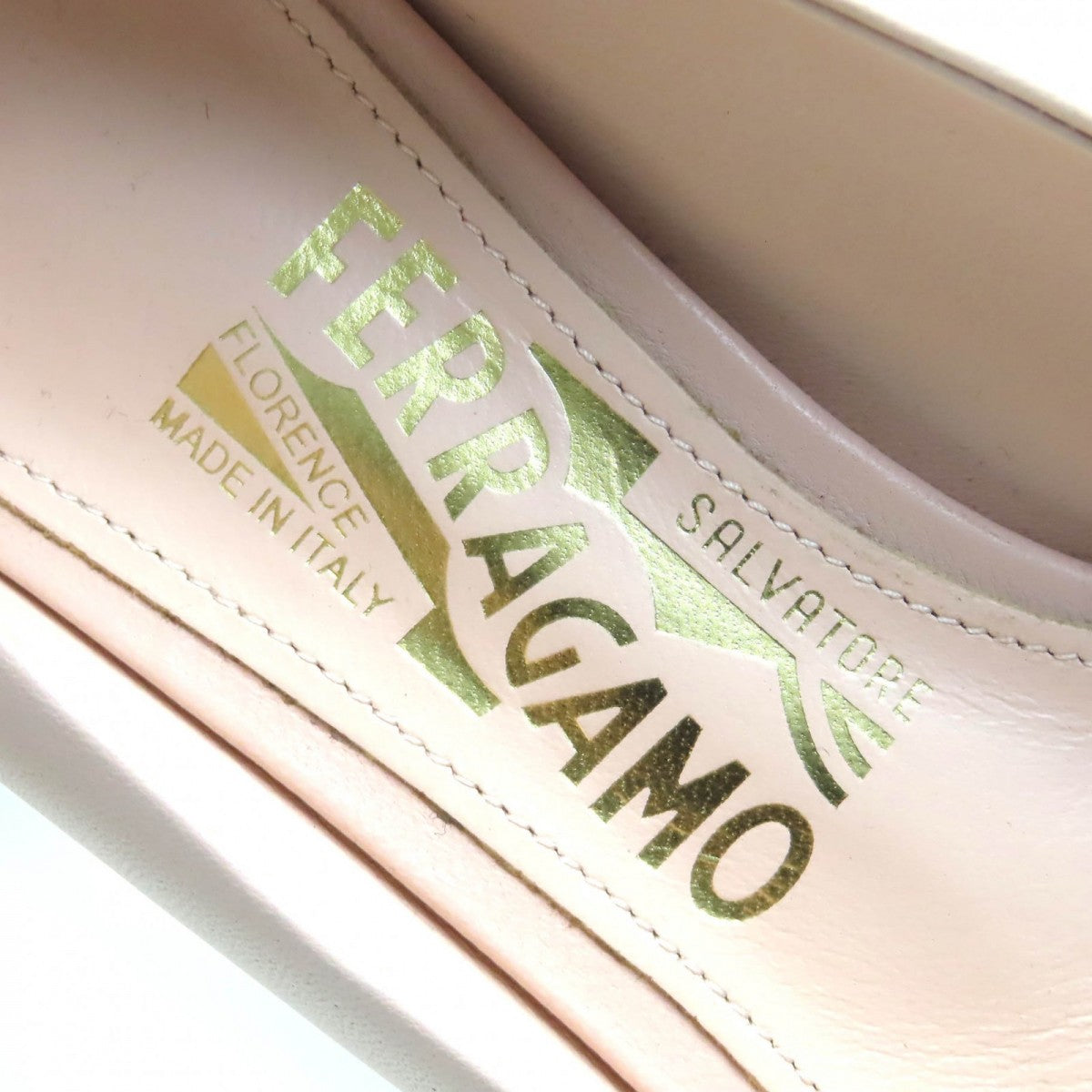 Salvatore Ferragamo Pumps Leather Pink 6.5