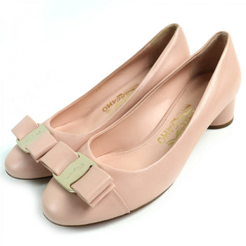 Salvatore Ferragamo Pumps Leather Pink 6.5