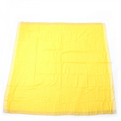 Hermes Scarf Cashmere Yellow Type