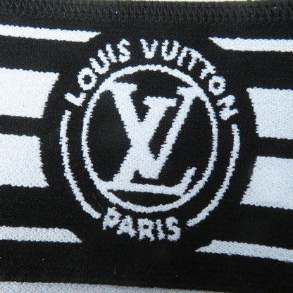 Louis Vuitton Cut Nylon Ivory Black Sporty Cropped Lv Stripes 34