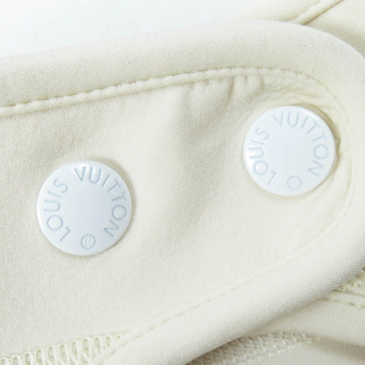 Louis Vuitton Cut Nylon Ivory Black Sporty Cropped Lv Stripes 34