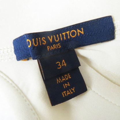 Louis Vuitton Cut Nylon Ivory Black Sporty Cropped Lv Stripes 34