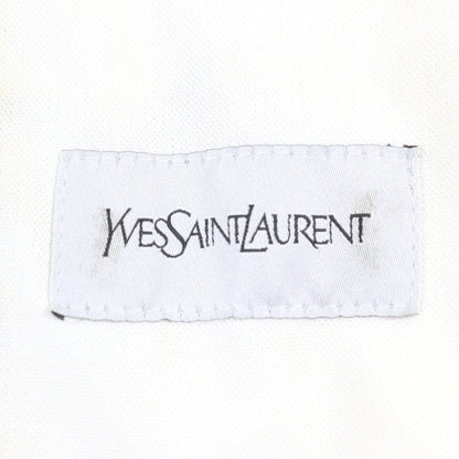 Yves Saint Laurent Mouton Jacket 201578 Nappa Leather Silver 50