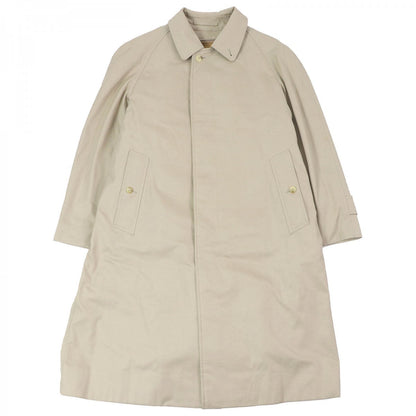 Burberry Stainless Collar Coat Cotton Beige 90-165