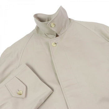 Burberry Stainless Collar Coat Cotton Beige 90-165