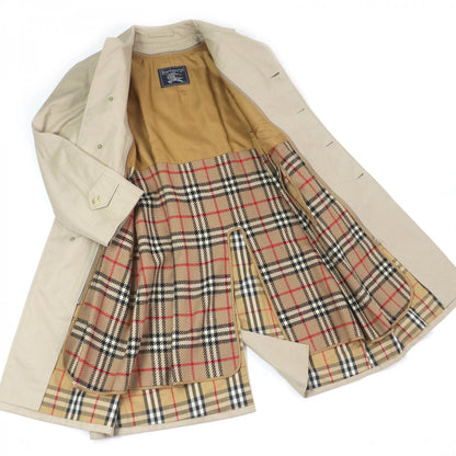 Burberry Stainless Collar Coat Cotton Beige 90-165