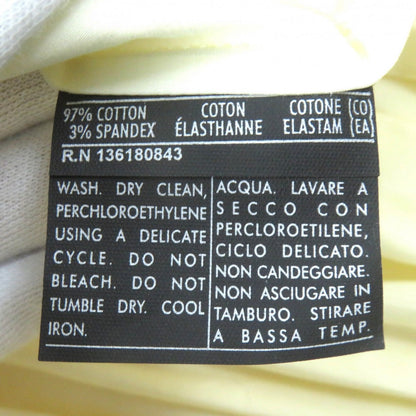 Salvatore Ferragamo Flare Skirt Cotton Cream Brown Type 38