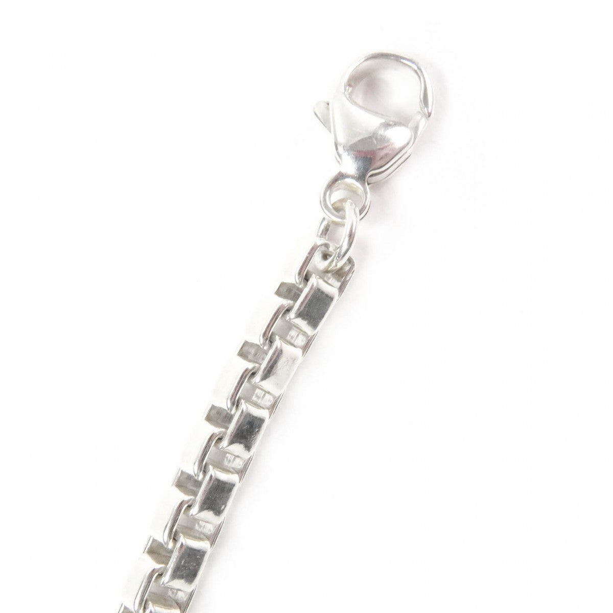 Tiffany&Co. Bracelet Main?Fag925 Silver Venetian Link Id Mens