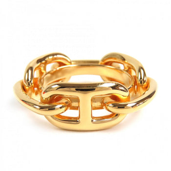 Hermes Scarf Ring Gold Plated Gold Lukade