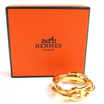 Hermes Scarf Ring Gold Plated Gold Lukade