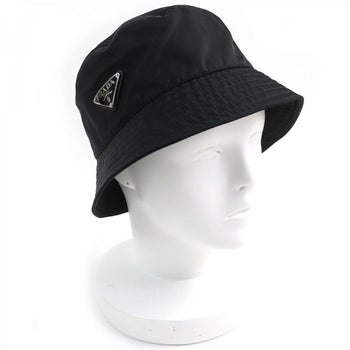 Prada Hat 1Hc137 Recycled Polyamide Black M
