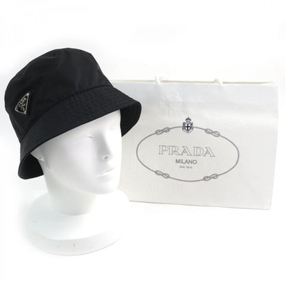 Prada Hat 1Hc137 Recycled Polyamide Black M