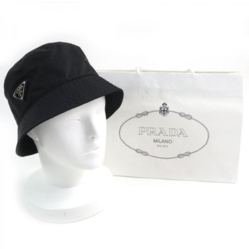 Prada Hat 1Hc137 Recycled Polyamide Black M