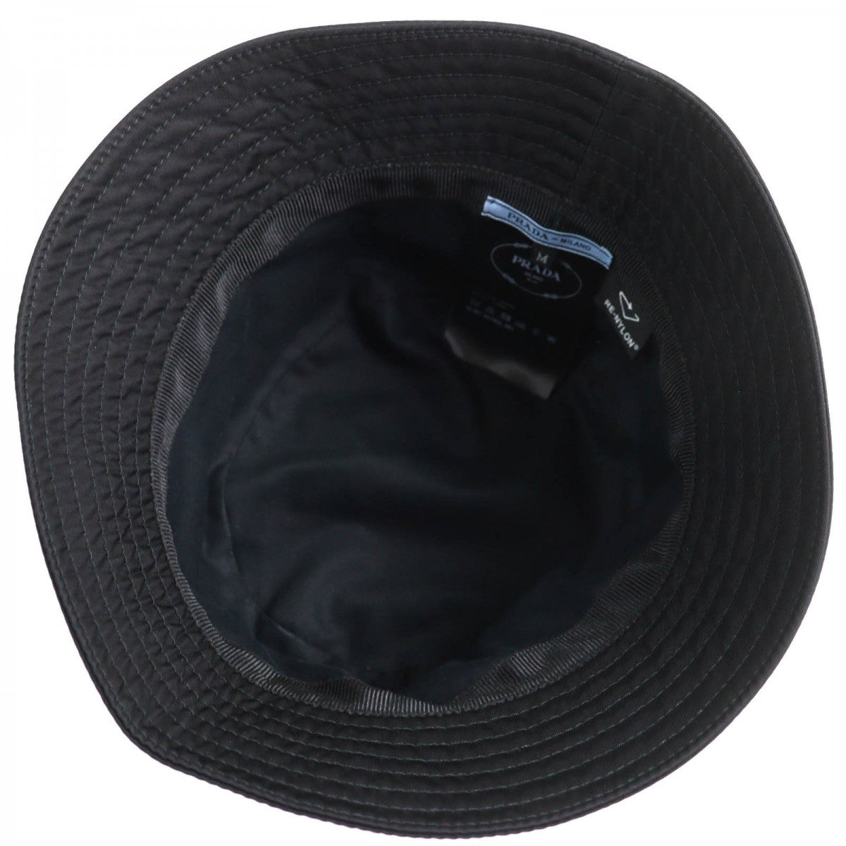 Prada Hat 1Hc137 Recycled Polyamide Black M