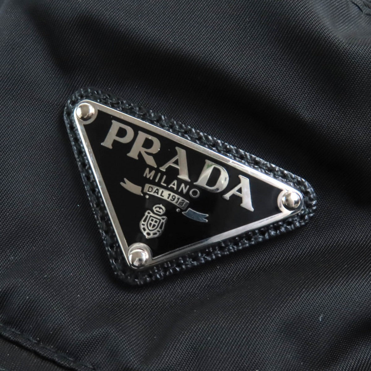 Prada Hat 1Hc137 Recycled Polyamide Black M