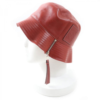 Loewe Hat Lamb Leather Terracotta 57