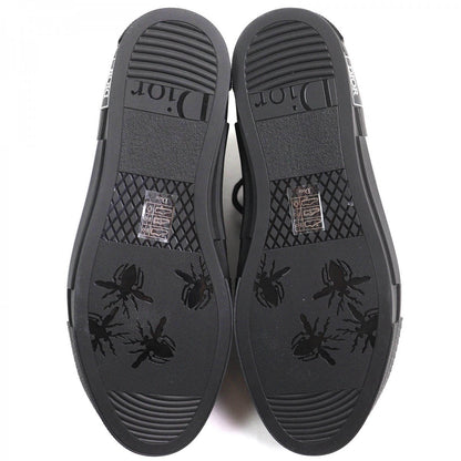 Dior Homme High Cut Sneakers 3Sh126Zsa H969 Cotton, Technical Fabric Black Dior Oblique B23 Mens 43