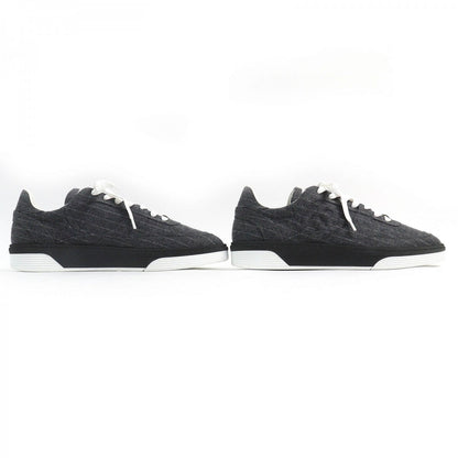 Chanel Low Cut Sneakers G46012 Wool, Mixed Fiber Charcoal Gray Mens 43
