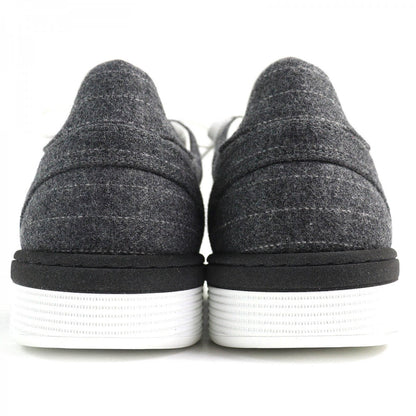 Chanel Low Cut Sneakers G46012 Wool, Mixed Fiber Charcoal Gray Mens 43