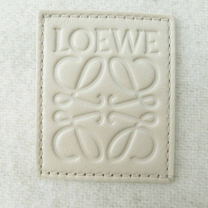 Loewe Scarf Wool White Beige