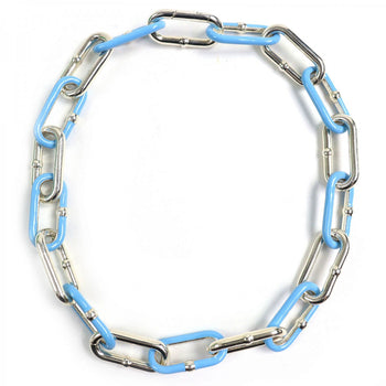 Bottegaveneta Necklace Ag925 Silver Light Blue