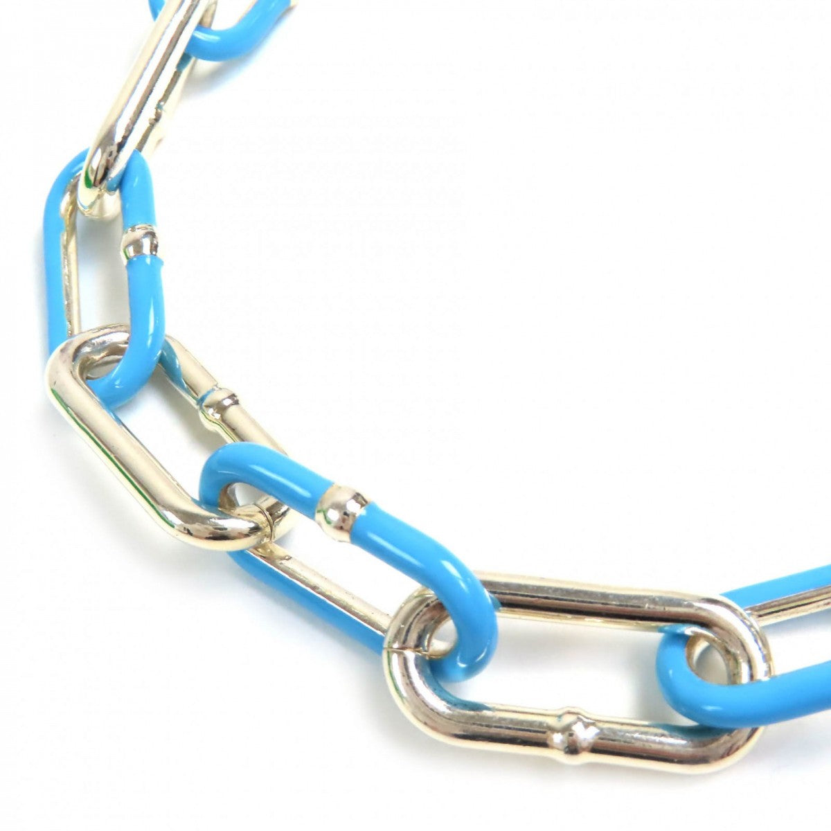 Bottegaveneta Necklace Ag925 Silver Light Blue