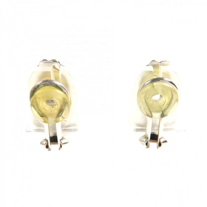 Georg Jensen Earring 2007 Sv925 Silver Red Type
