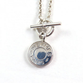 Hermes Necklace Ag925 Silver Amulet H Confetti