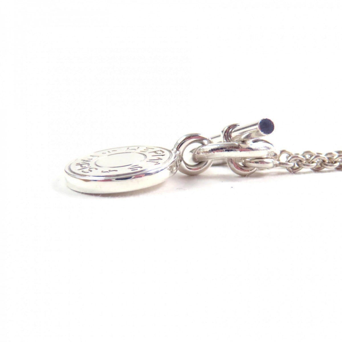 Hermes Necklace Ag925 Silver Amulet H Confetti
