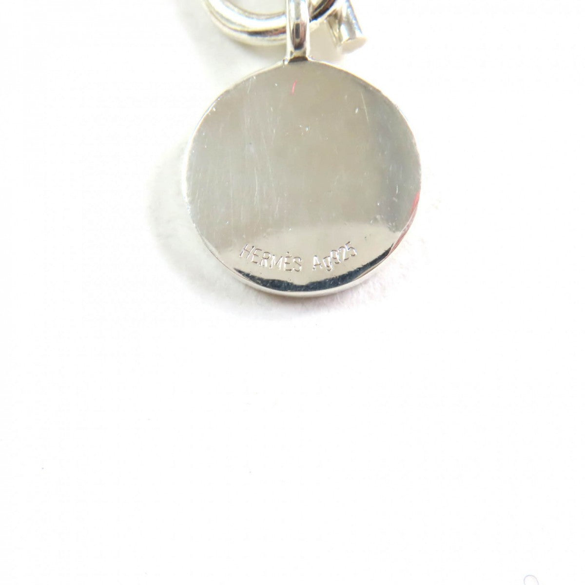 Hermes Necklace Ag925 Silver Amulet H Confetti