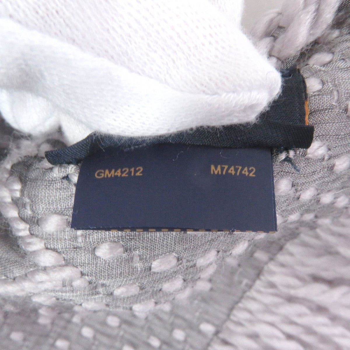 Louis Vuitton Scarf M74742 Wool Light Purple Esharp Logomania