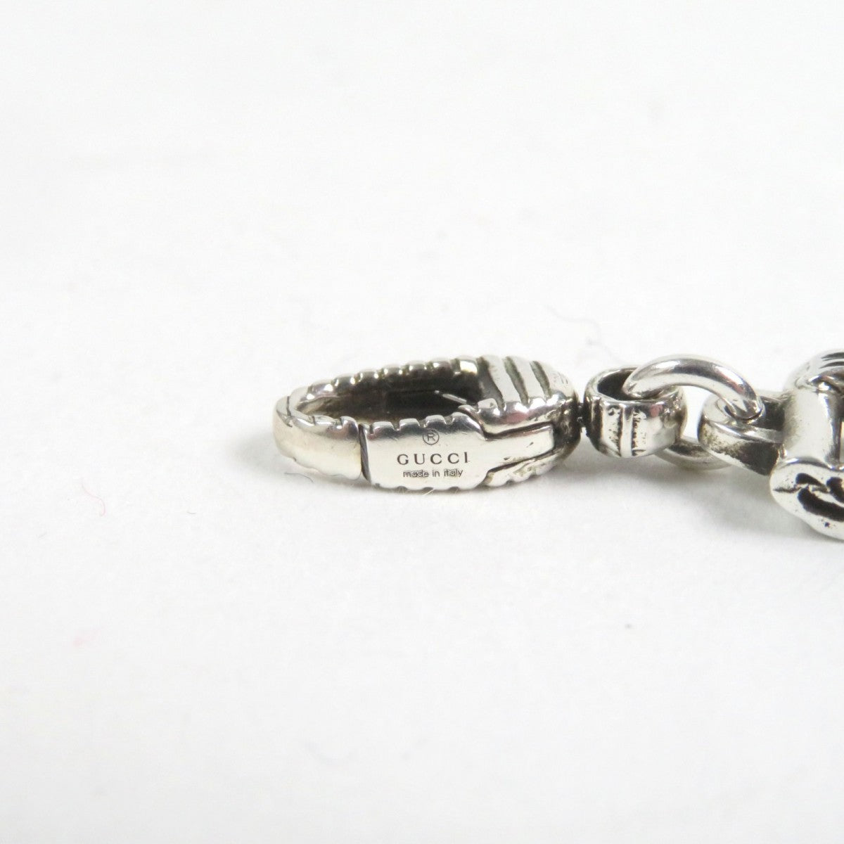 Gucci Bracelet 454285 Ag925 Silver Interlocking G Silver Chain Bracelet 17