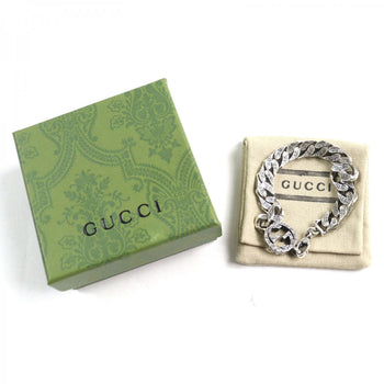 Gucci Bracelet 454285 Ag925 Silver Interlocking G Silver Chain Bracelet 17