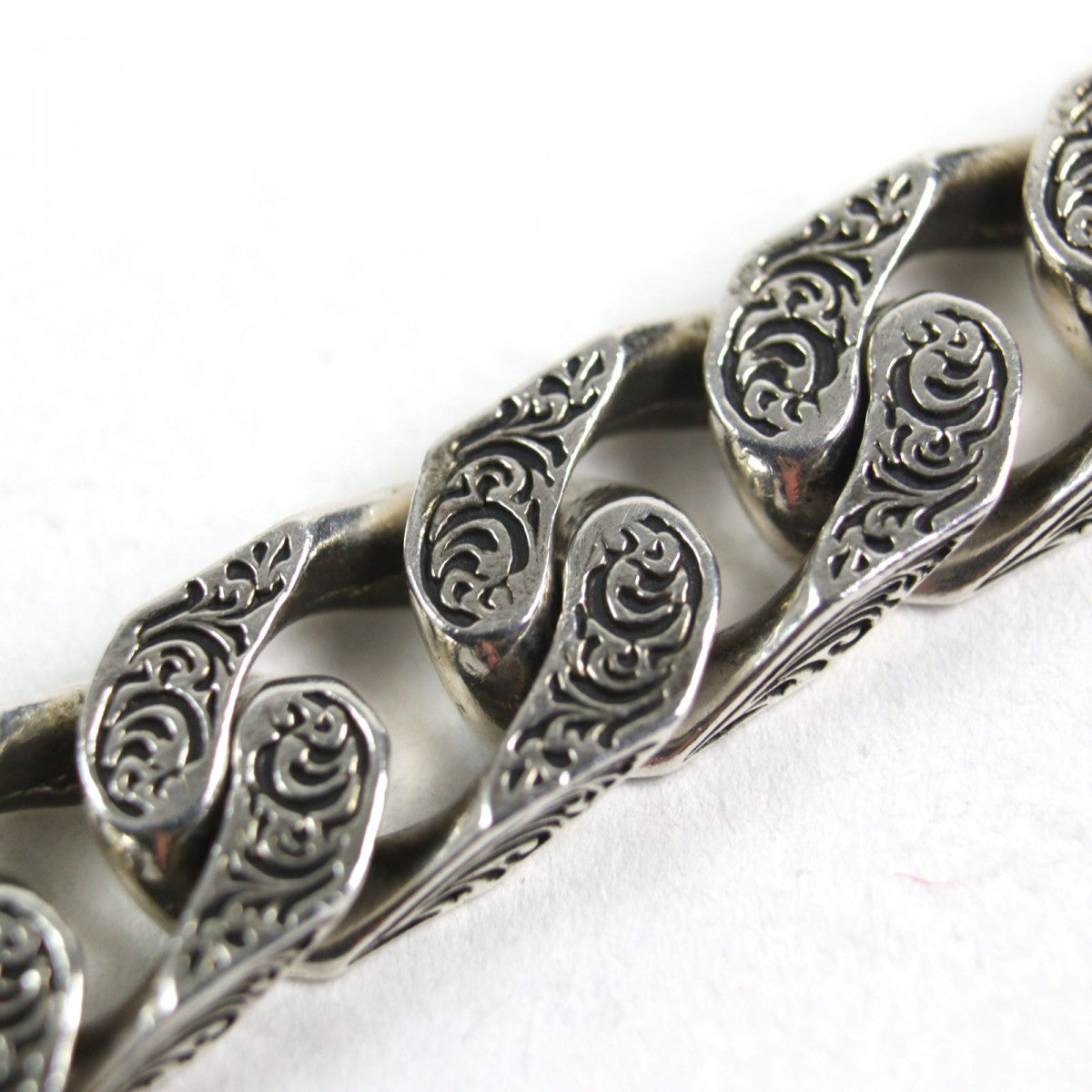 Gucci Bracelet 454285 Ag925 Silver Interlocking G Silver Chain Bracelet 17