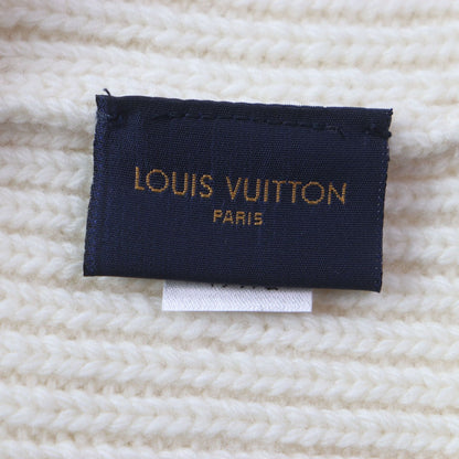 Louis Vuitton Knit Cap M76707 Wool Ivory Bonnet Lv Beanie
