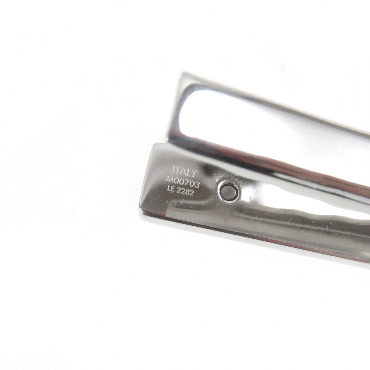 Louis Vuitton Tie Pin M00703 Metal Silver Monogram Bold Nek Tie Pin Monogram Bold