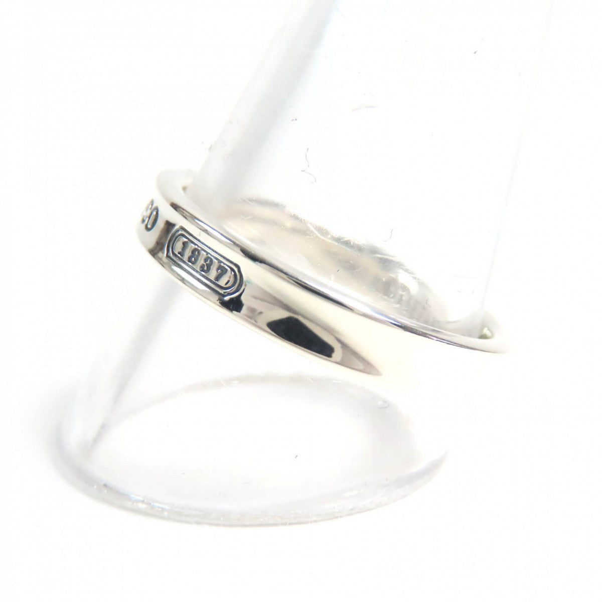 Tiffany&Co. Ring 1837 Ag925 Silver Narowing
