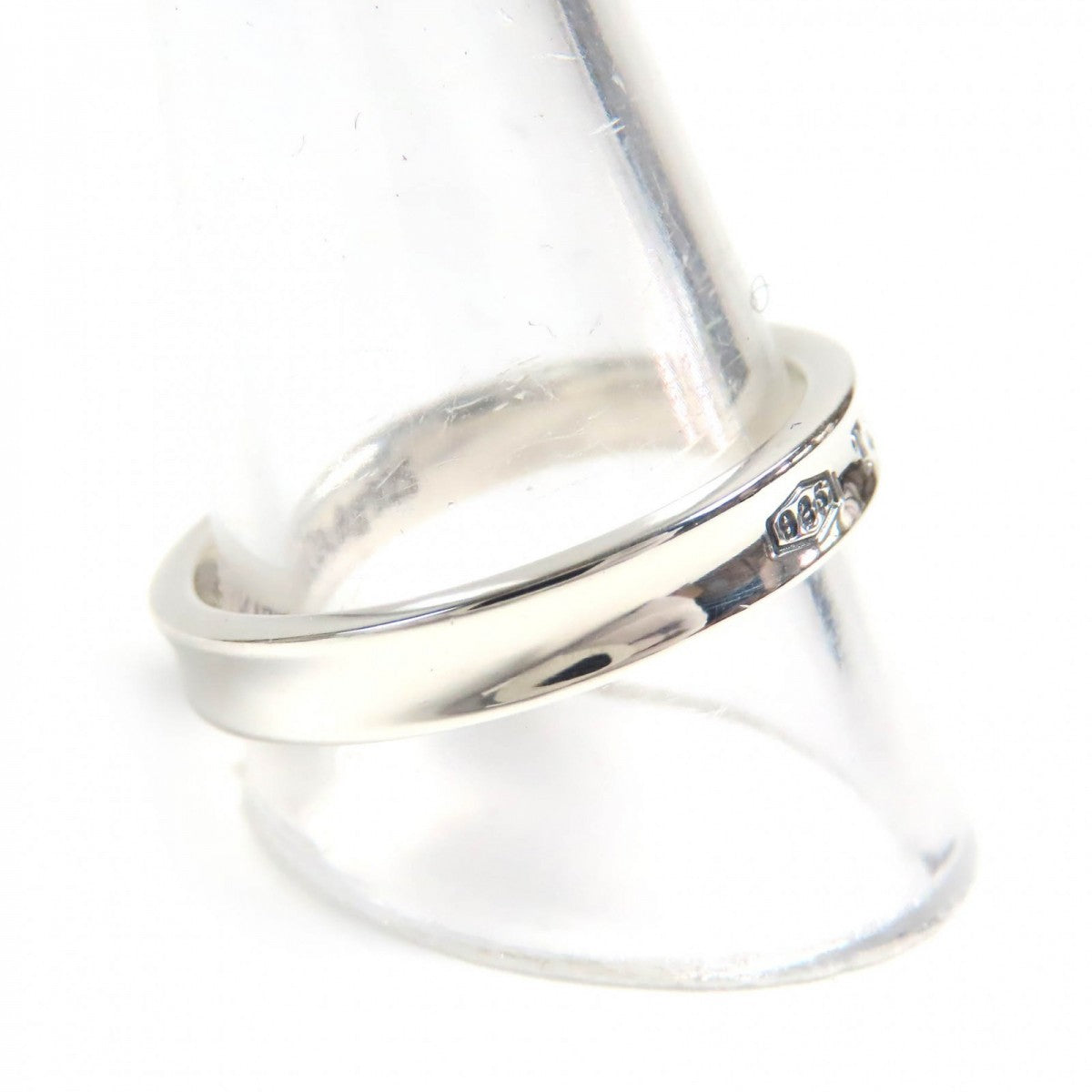 Tiffany&Co. Ring 1837 Ag925 Silver Narowing