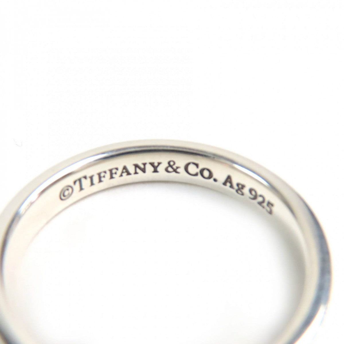 Tiffany&Co. Ring 1837 Ag925 Silver Narowing