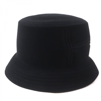 Hermes Hat Wool Black Dalton