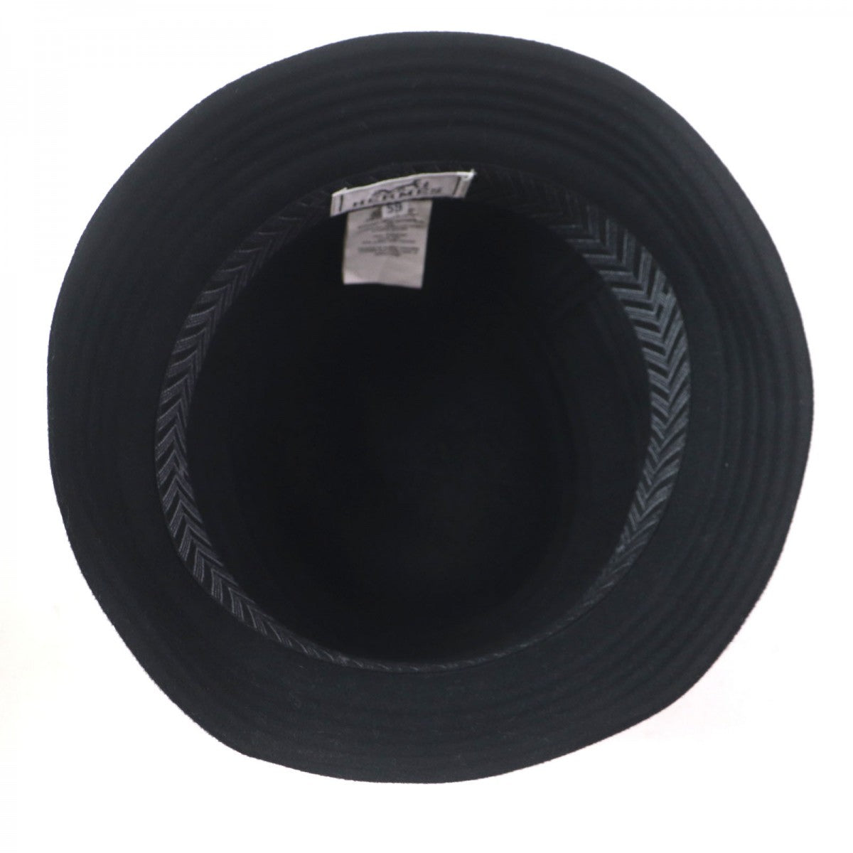 Hermes Hat Wool Black Dalton