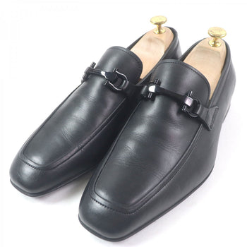 Salvatore Ferragamo Loafers Leather Black 7.5