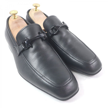 Salvatore Ferragamo Loafers Leather Black 7.5