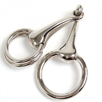 Hermes Scarf Ring Metal Silver