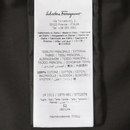 Salvatore Ferragamo Stainless Collar Coat Main