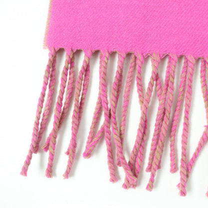 Loewe Scarf Wool Brown Pink